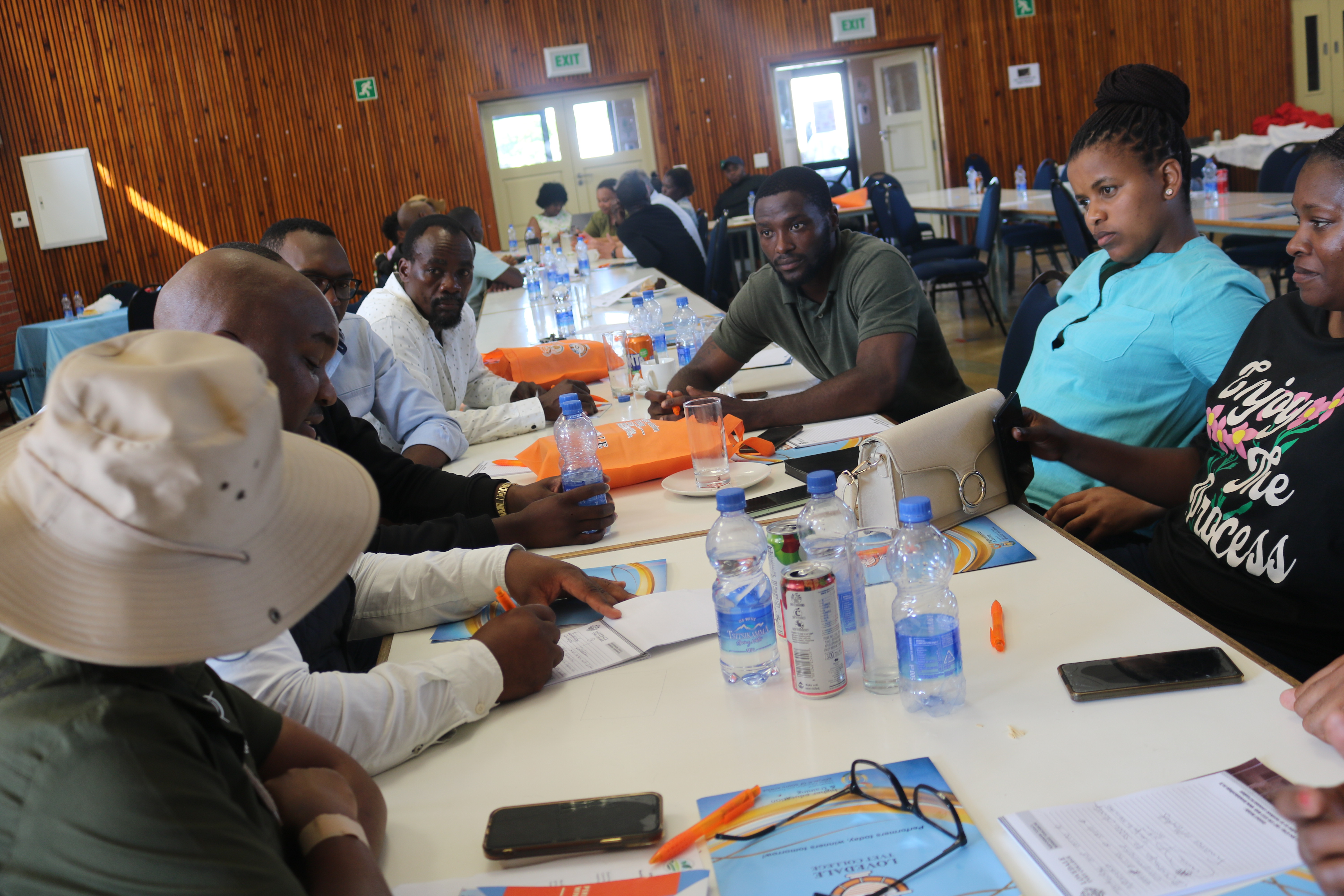 Above: Presentations and discussions by delegates at the CoVE Hub launch.