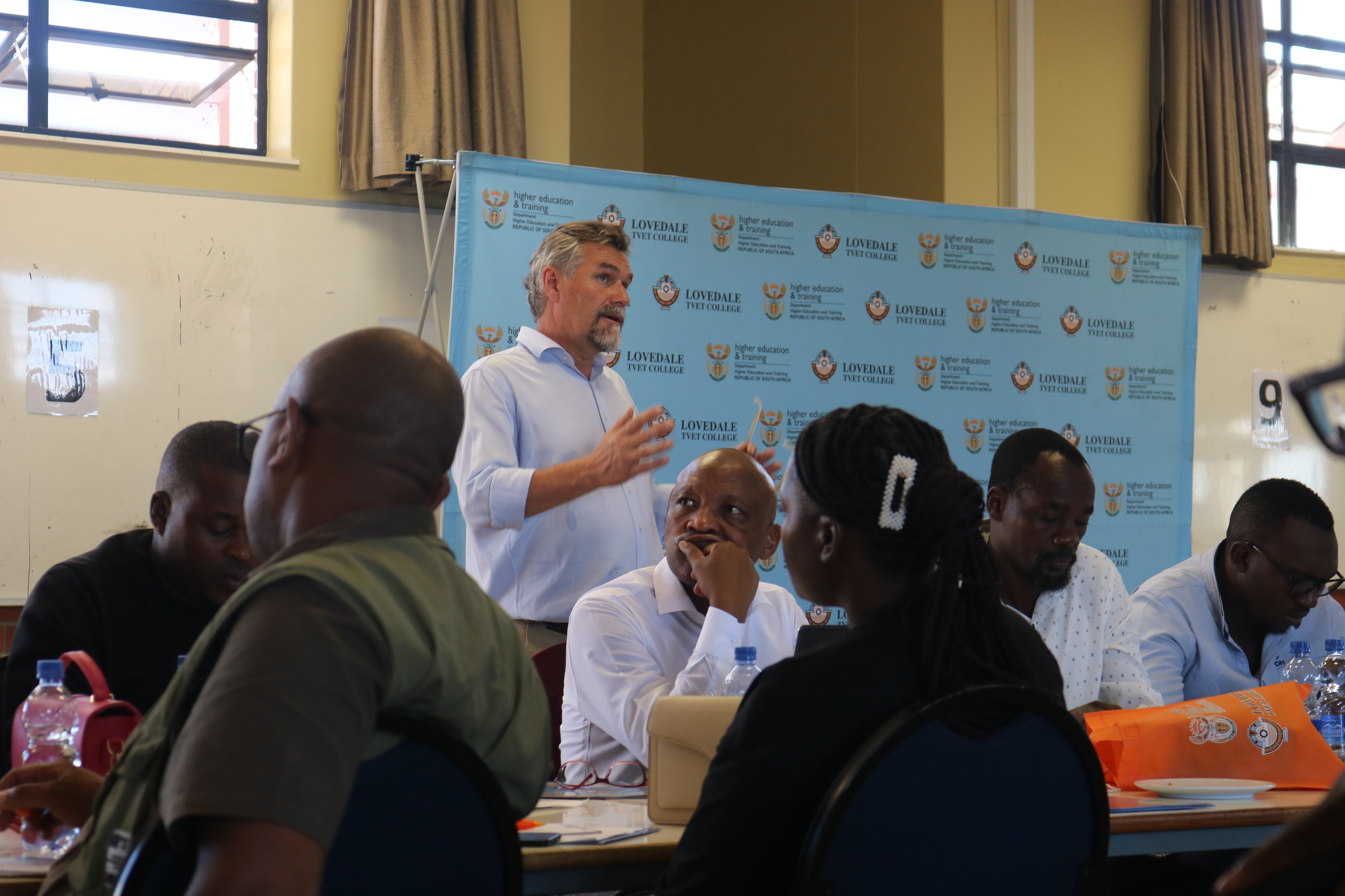 Above: Presentations and discussions by delegates at the CoVE Hub launch.